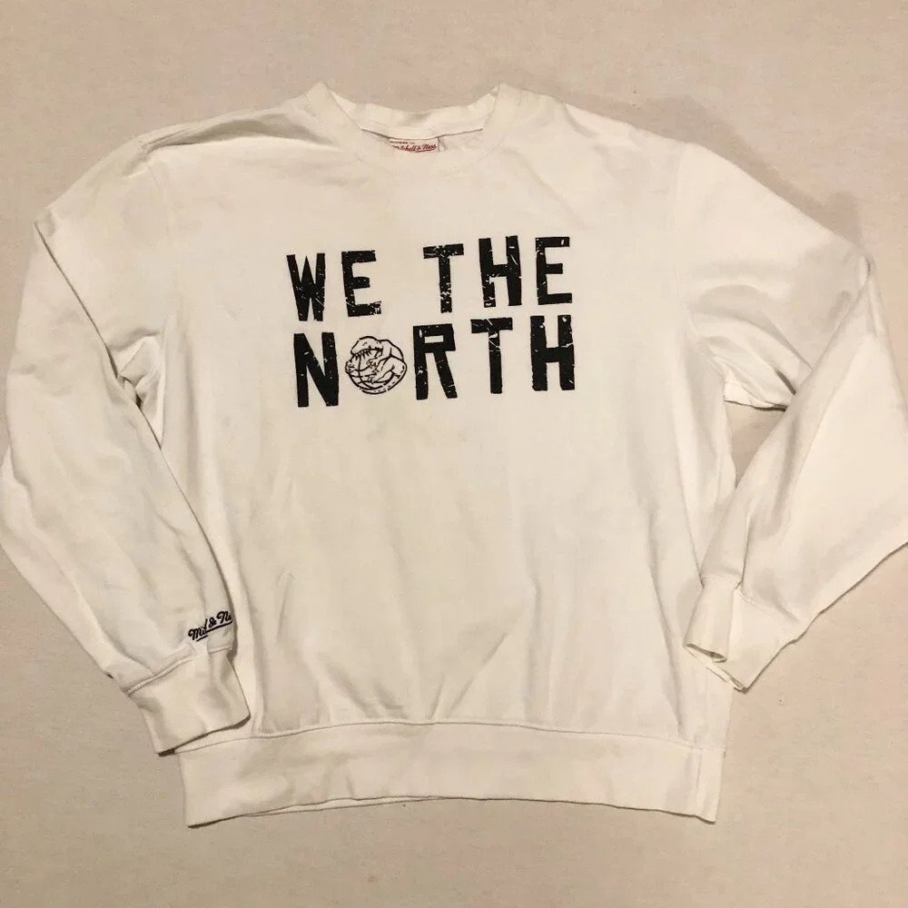 Mitchell & Ness Toronto Raptors We The North Crewneck Sweater  XL